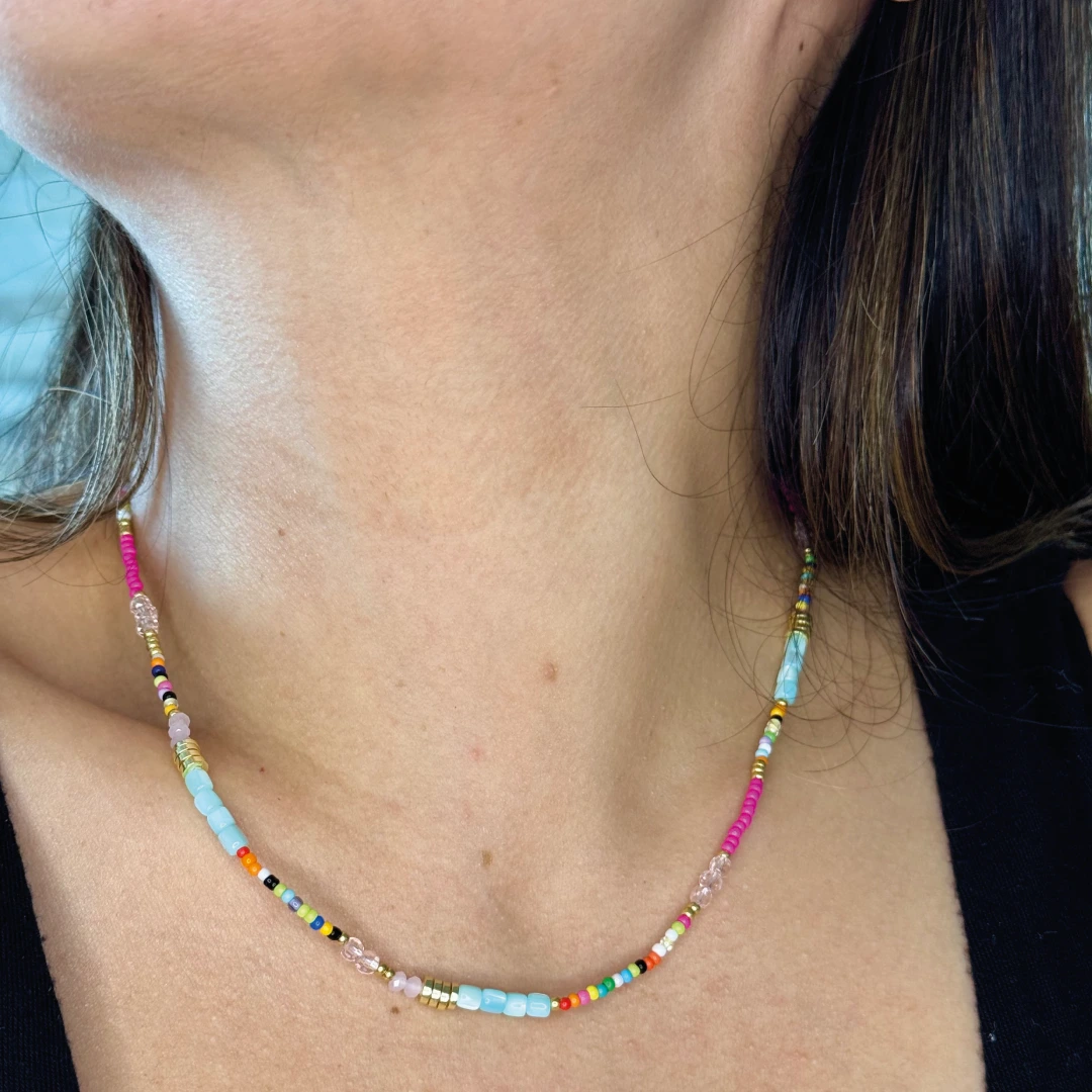 Collar Cuentas Multicolor - Image 2