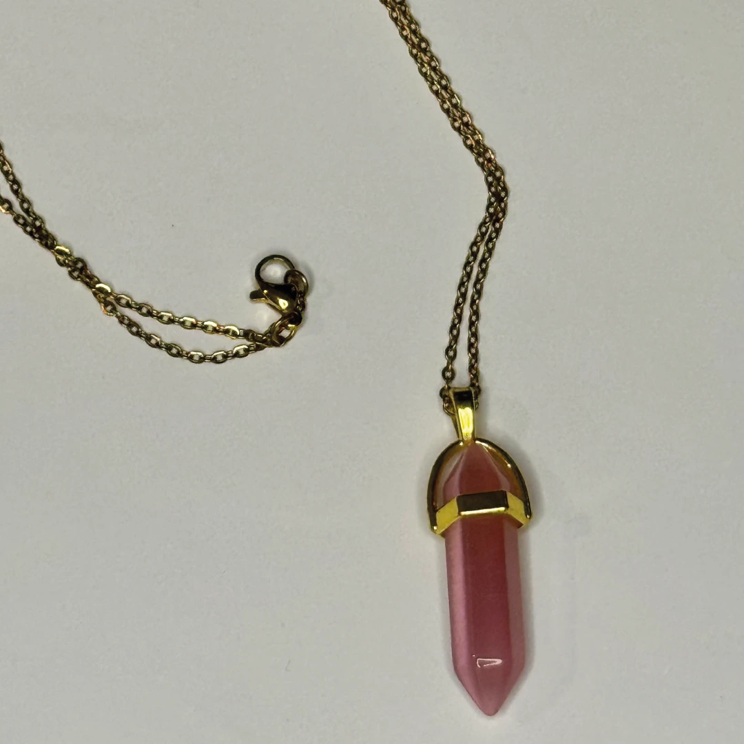 Collar Cristal Rosa - Image 4