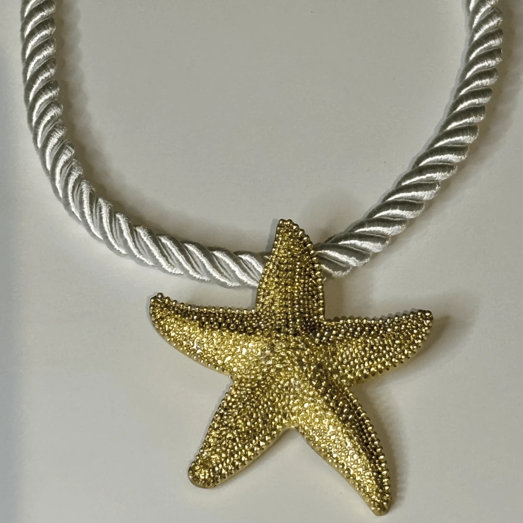 Collar Trenzada con Dije de Estrella